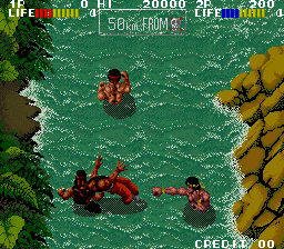 Ikari III - The Rescue (Rotary Joystick) Screenshot 1